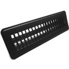 4" X 12" Floor Register with Louvered Design - Heavy
