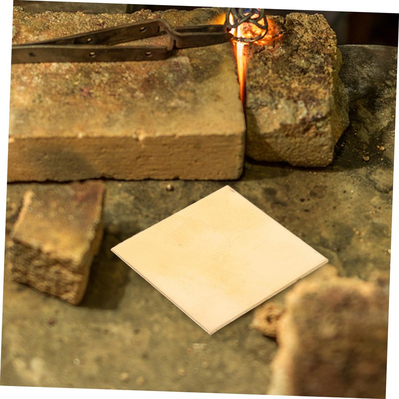 Hohopeti Brass Plate for Crafts Electrical Work and Repairs Wear-Resistant