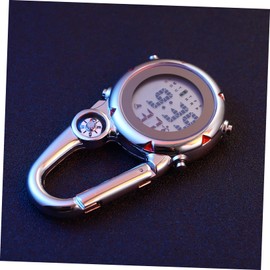 IMIKEYA Outdoor Sport Watches Stopwatch, Clip Watch Clip Hanging on Quartz Watch for Climbing Hiking