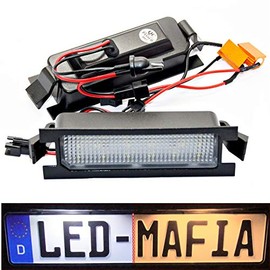 LED license plate lighting module – E-mark – Plug & Play – Xenon optics 1p