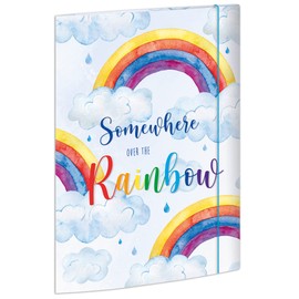 RNKVERLAG Over the Rainbow 46331 Portfolio Folder 240 x 330 mm DIN A4 with Elastic Closure, Pack of 1