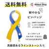AWARENESS RIBBON Pin Badge SDGs Awareness Ribbon Large Badge, Zinc