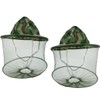 2 Pack Camouflage Beekeeper Hat, Beekeeping Cap Hat with Head