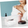 Healvian Clear Travel Makeup Bag Portable Zippered Cosmetic Organizer for