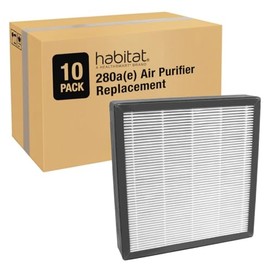 Habitat 280a(e) Air Purifier Replacement Filter HEPA 13, Activated Carbon Filter (Pack of 10)