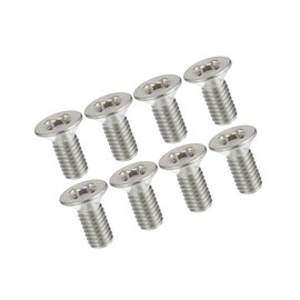 Partuto 8pcs Stainless Steel Brake Disc Rotor Screws Front Rear Retaining Hardware Bolts Kit 93600-06014-0H 51741440 for Honda Accord Civic CRV Replacement