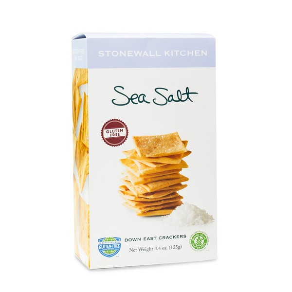 Stonewall Kitchen Gluten Free Sea Salt Cracker, 4,4 oz