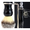 Vintage De Safety Razor Luxury Shaving Set with Synthetic Hair
