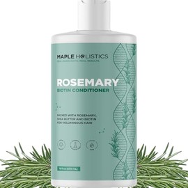 Maple Holistics Acondicionador De Biotina Y Romero Para El Crecimiento Del Cabello - Acondicionador Vegano De Biotina De Romero Sin Sulfato Para El Crecimiento Del Cabello Con Aceite Esencial