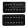 2PCS Humbucker Pickup Cover 14 Holes Electric Guitar Humbucker Pickup