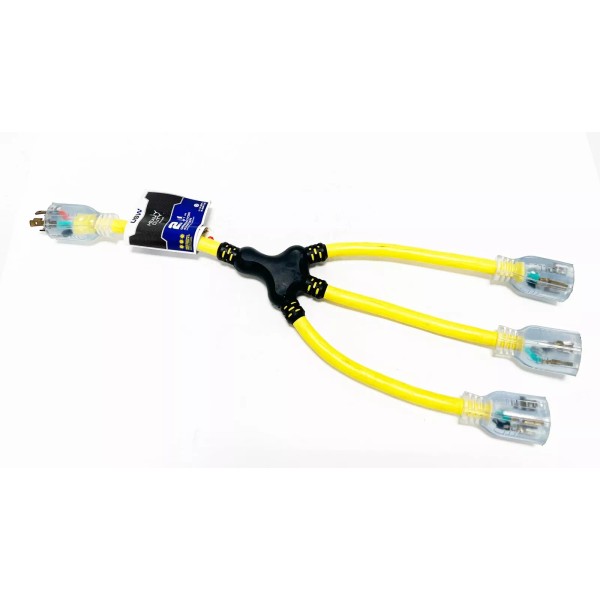 USW Generator Adapter Plug, Heavy Duty 2 ft, 20 AMP,