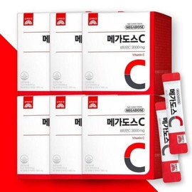 Korea Eundan Megadose C 3000 High-content Vitamin C 100 packets x 6 (33306040) / 고려은단 메가도스C 3000 고함량 비타민씨 100포 x 6개 (33306040)