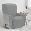 PENDEJATO Stretch Recliner Chair Covers, 1-Piece Soft Velvet Recliner Slipcovers
