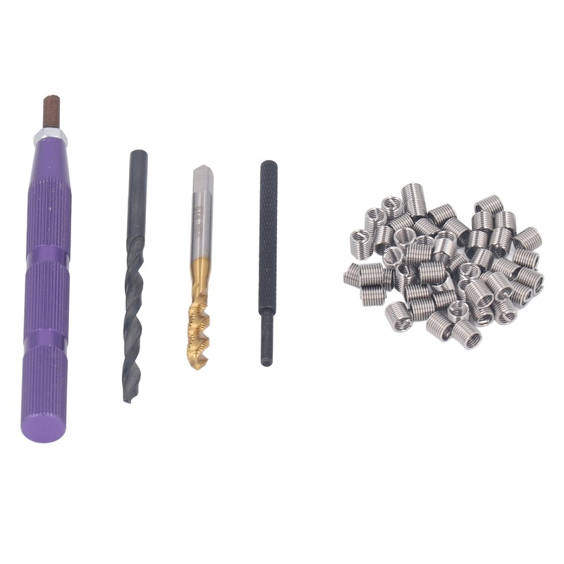 54PCS Set Metric Thread Repair Kit 304 Stainless Steel Thread