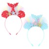 Casoty 2pcs Mermaid Hair Bands