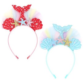 Casoty 2pcs Mermaid Hair Bands