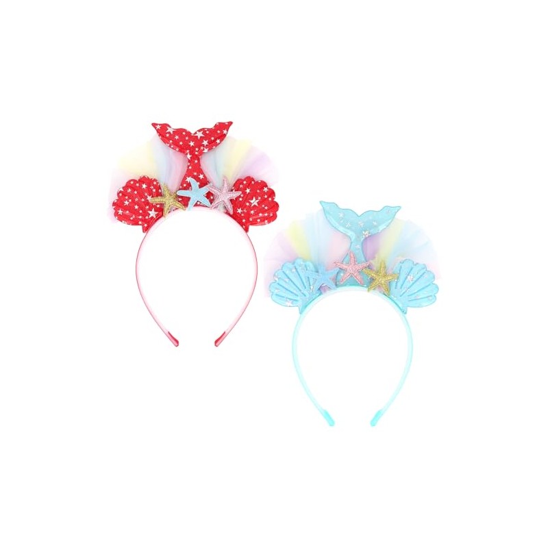 Casoty 2pcs Mermaid Hair Bands