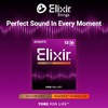 Elixir, cuerdas de bronce para guitarra acústica 80/20 con recubrimiento