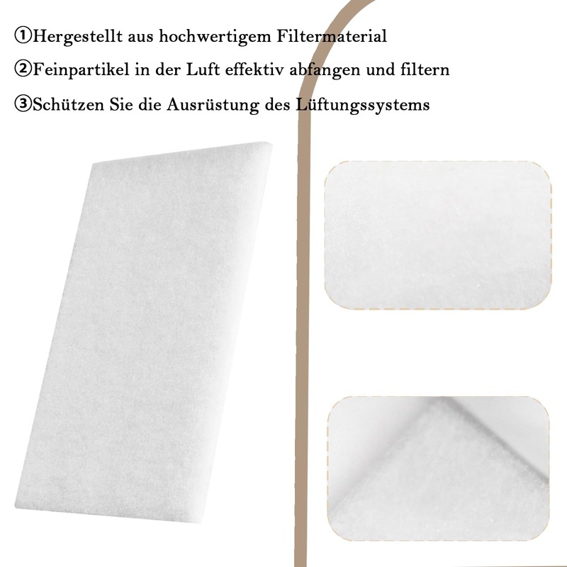 Replacement Filter for Wolf CWL 300/400 Excellent Ventilation System Air