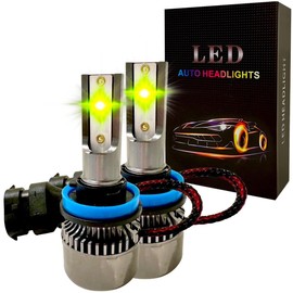Meliore LED Fog Light Fog Light 12V 24V Green Apple Lime Green Green Lemon Yellow Yellow H8 H9 H11 H16