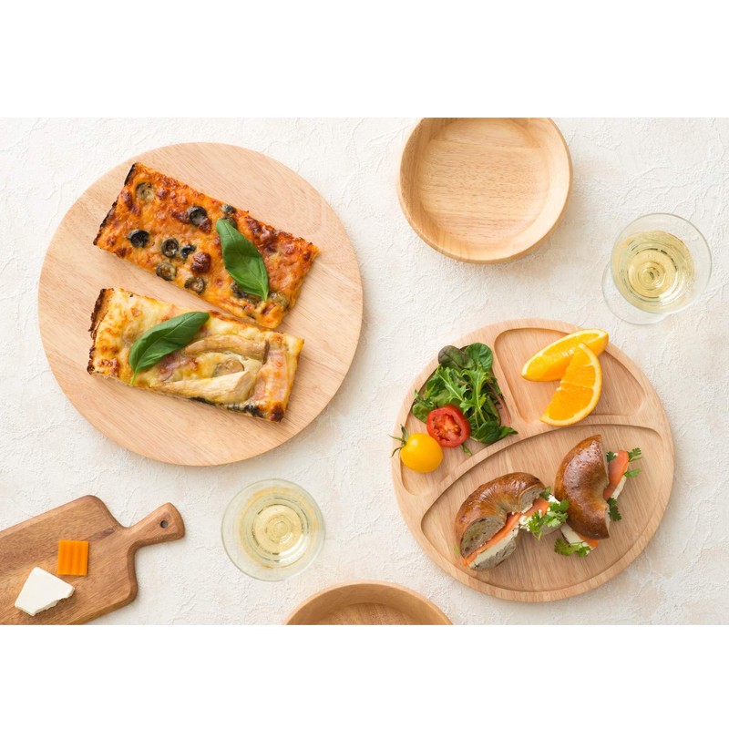 Rubber Wood Pizza Plate 250 Natural PZ – 201 [Product Code] 7150100 