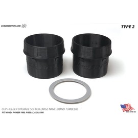 Cup Holder Upgrade Set for Large tumblers, fits Honda Pioneer 1000, Pioneer 520/500, Universal Fit [Type 2]