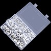 175pcs Rivet Nut Set Flat Head Aluminium Nutsert Assortment with