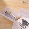 Nail Drill Bit Holder 20-Segment Slim Compact Wallet Type / 네일드릴 비트거치대 비트홀더 20칸 슬림 컴팩트 지갑형