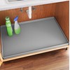 FLATO Waterproof Under Sink Mat 19" x 19" Shelf Liner