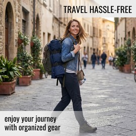 CEJAS 2 Piece Suitcase Strap, Robust Canvas Travel Strap Set, Durable Luggage Straps, for Suitcases, Bags and Travel Bags, Ideal for Travel, Transport and Organisation