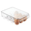 iDesign 73030 Fridge/Freeze Binz Egg Holder, Small Storage Box for