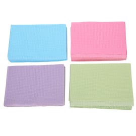 Zerodeko 40Pcs Disposable Bibs Convenient Oral Inspection Supplies Premium Tear Resistant Material Portable Accessories for Clean Tidy Treatments