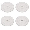 DANCO Flat Suction Sink Stopper, 5 Inch, White, 1-Pack (89042)
