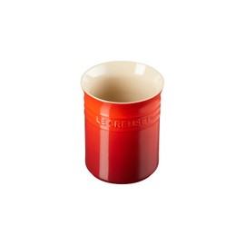 Le Creuset Stoneware Small Utensil Jar, 1.1 Litres, Cerise, 71501110600001