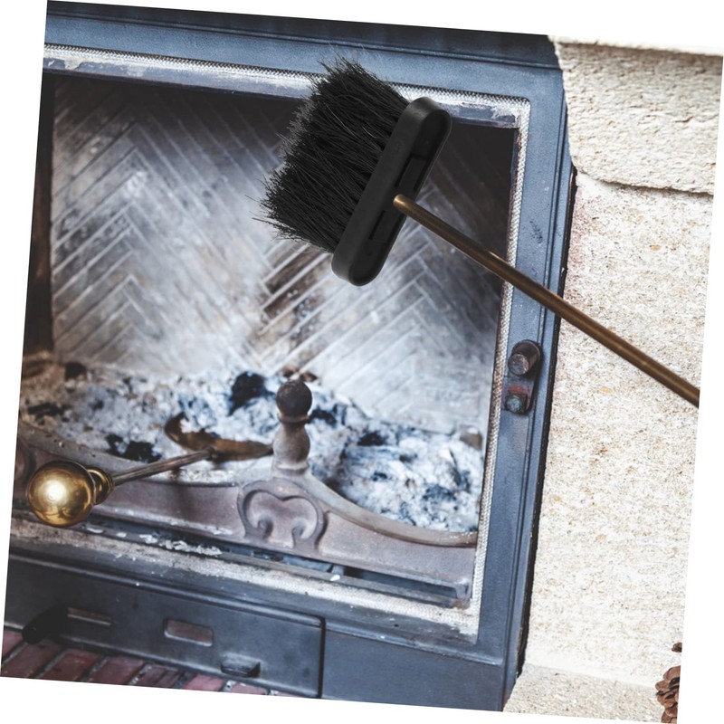 MERRYHAPY 2pcs Replacement Brush for Fireplace Cleaning Duster Brush for