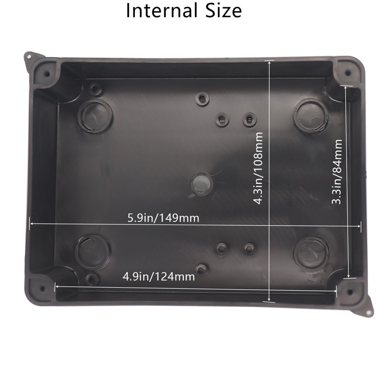 Electrical Box, Outdoor Waterproof Box IP65 Junction Box with Reserved