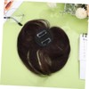 BIUDECO Hair Topper for Women Dark Brown Real Human Hair