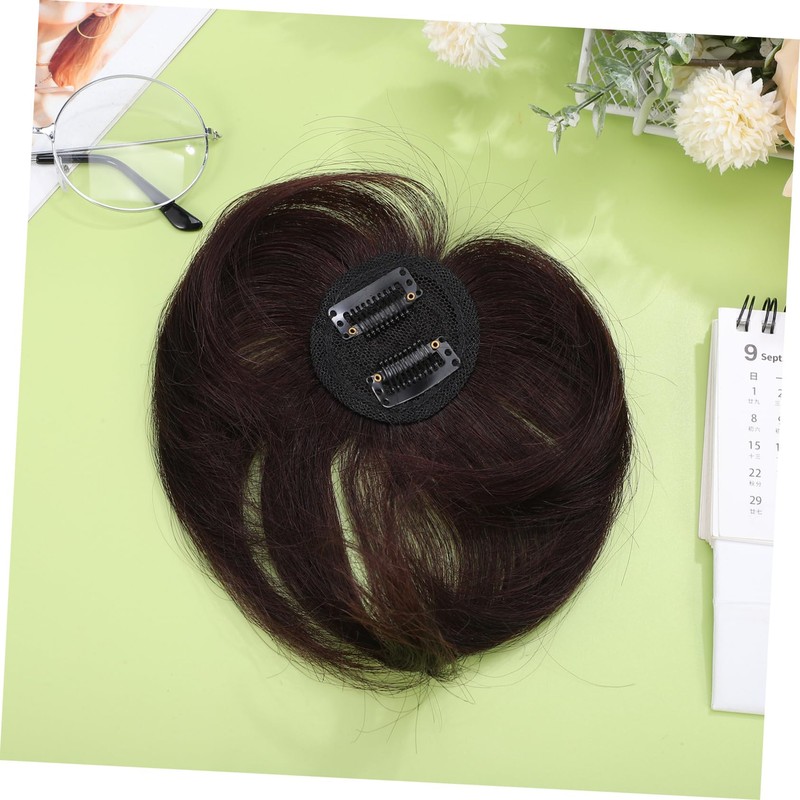 BIUDECO Hair Topper for Women Dark Brown Real Human Hair