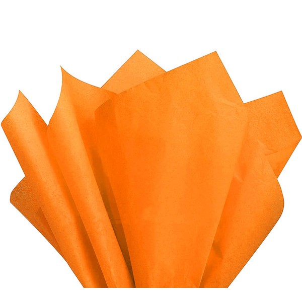 allgala 100 hojas de papel crepé de 20 x 26 pulgadas, color naranja-GP51014
