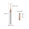 sourcing map Square Nose End Mill, 1mm Solid Carbide AlTiSin