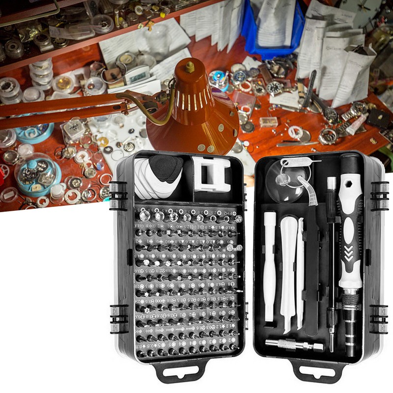 115 in 1 Screwdriver Set Multifunctional Watch Phone Repairing Removal
