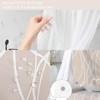 Tititex No Hooks Snap in Liner Abstract Curve Lines Cream
