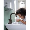 Cobbe Bathroom Vanity Faucets, 4-Inch Oil Rubbed Bronze Bathroom Sink