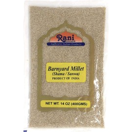 Rani Barnyard Millet (Echinochloa Esculenta Frumantacea) Whole Ancient Grain Seeds 14oz (400g) ~ All Natural | Gluten Friendly | NON-GMO | Vegan | Indian Origin | Shama / Sanwa