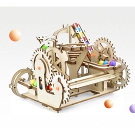 3D Assembly Wooden Brain Teaser Puzzles for Adults Teens Marble Run Chain Kit Wood Mechanical Puzzles Assembly Model Building Kits DIY Wooden Puzzle Toys for Adult Teen Gifts