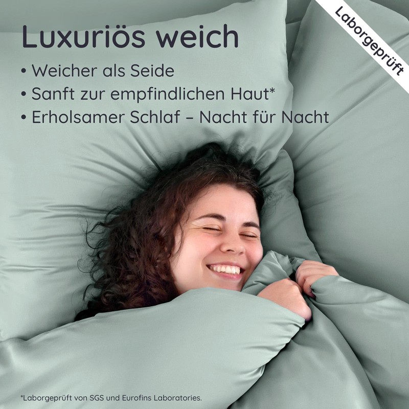 Bambaw Bamboo Pillowcase 40 x 80 cm, Pack of 2,