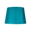 Traditionally Designed Small 8" Lamp Shade in Teal Faux Silk