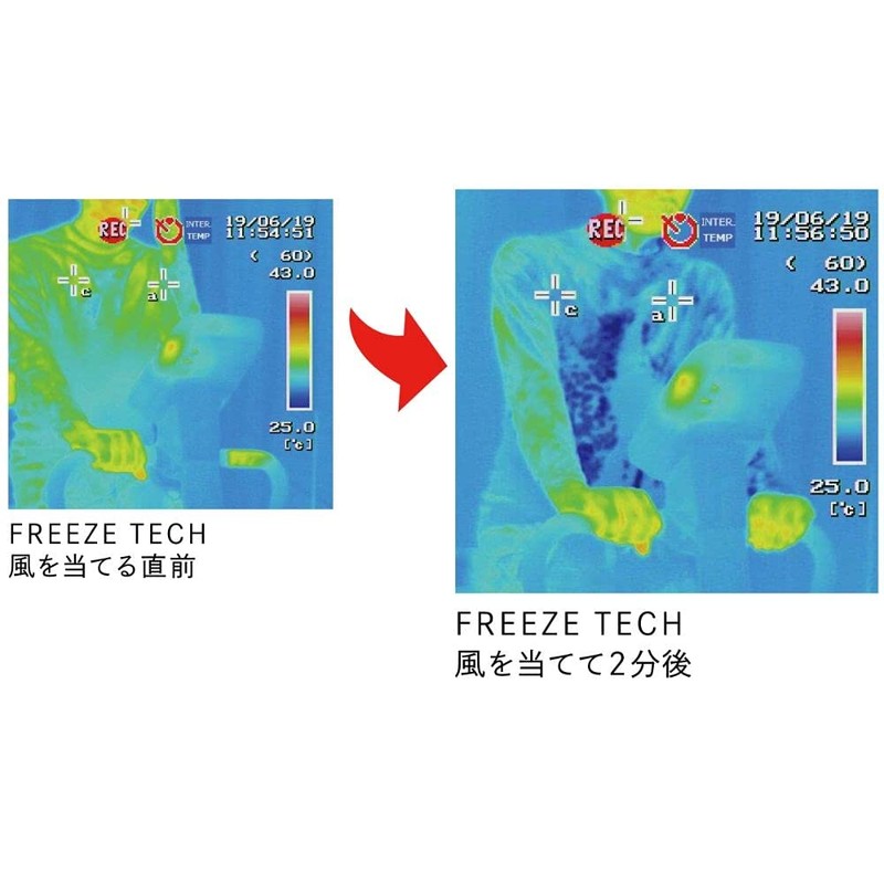 Freeze Tech NVY 25152395 Cooling Face Cover (Navy/F/Lady's)