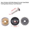 3pcs 54.8 mm HSS Mini Circular Saw Blade Cutting Discs