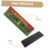 Mobestech Magnet Learner Driver Sign Reflective Driver Magnet Sticker for
